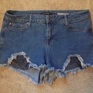 👠BlackHeart high rise shorts size 11 A-23